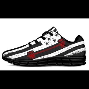 Red Barbell Athletic Shoes